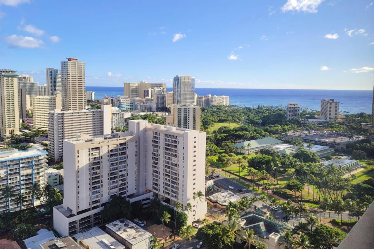 Waikiki Condo High Floor Views Beaches Convention Center Honolulu Kültér fotó